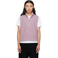 Rier Pink Fleece City Sweater Vest 252661M185001