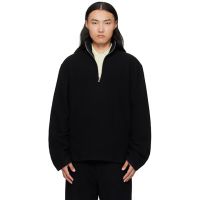Rier Black Fleece Sweater 252661M202000