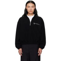 Rier Black Fleece Sweater 252661M202010