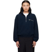 Rier Blue Fleece Sweater 252661M202011