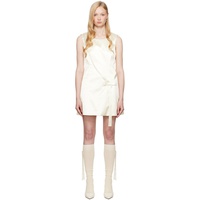 Sandy Liang SSENSE Exclusive Bridal Capsule Olga Minidress 252677F052000