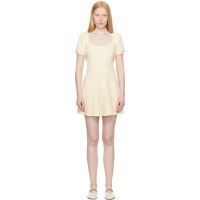Sandy Liang Yellow Camden Minidress 252677F052003