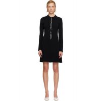 Sandy Liang Black Lori Midi Dress 252677F054003