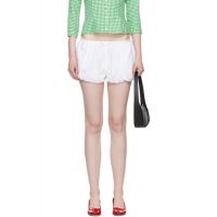 Sandy Liang White Kayo Shorts 252677F088001