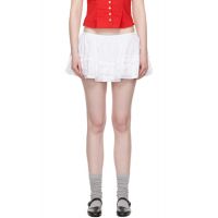 Sandy Liang White Coli Skort 252677F088002