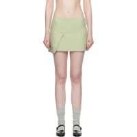 Sandy Liang Green Sabine Miniskirt 252677F090002