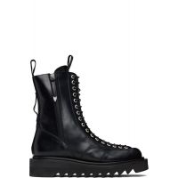 Toga Virilis Black Leather Boots 252688M222000