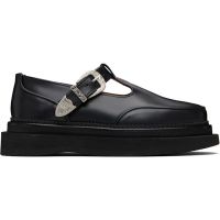 Toga Virilis Black Hard Leather Loafers 252688M231017