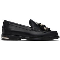Toga Virilis Black Hard Leather Loafers 252688M231023