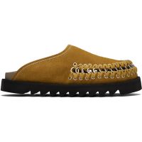 Toga Virilis Khaki Suede Loafers 252688M231027