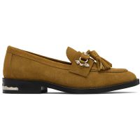Toga Virilis Khaki Suede Loafers 252688M231032