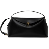 TOTEME Black T-Lock Leather Top Handle Bag 252771F046004
