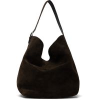 TOTEME Brown Belted Suede Tote 252771F049010