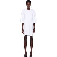 TOTEME White Relaxed Tee Minidress 252771F052001