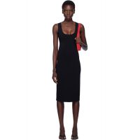 TOTEME Black Short Tank Midi Dress 252771F052006