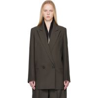 TOTEME Brown Shield Blazer 252771F057003