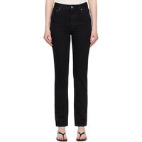 TOTEME Black High Slim Jeans 252771F069001