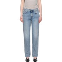 TOTEME Blue Low Straight Jeans 252771F069002