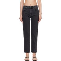 TOTEME Gray Twisted Seam Jeans 252771F069006