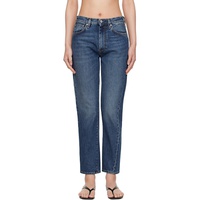 TOTEME Blue Twisted Seam Jeans 252771F069008