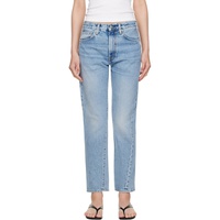 TOTEME Blue Twisted Seam Jeans 252771F069009