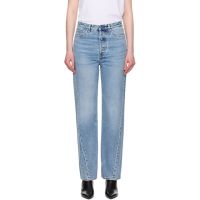 TOTEME Blue Twisted Seam Jeans 252771F069011