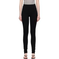 TOTEME Black Zip Leggings 252771F085000