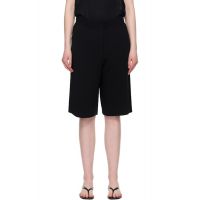 TOTEME Black Knit Shorts 252771F088005