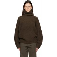 TOTEME Brown Boucle Turtleneck 252771F099009