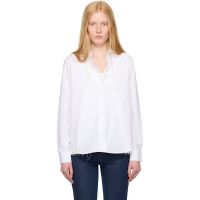 TOTEME White Signature Cotton Shirt 252771F109002