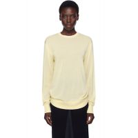 TOTEME Yellow Long-Sleeve Knit T-shirt 252771F110013