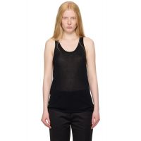 TOTEME Black Knit Tank Top 252771F111008