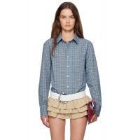 Gimaguas Blue & Brown Jeremy Long Sleeve Shirt 252776F109002