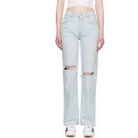 Re/Done Blue High Rise Loose Jeans 252800F069003