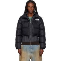 The North Face Black Nuptse Short Down Jacket 252802F061029