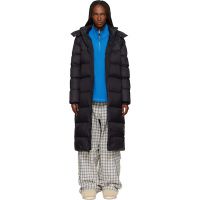 The North Face Black City Long Hooded Down Jacket 252802F061043