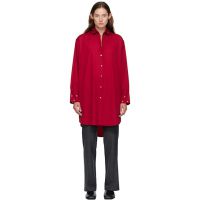 OUR LEGACY Red Frock Shirt Midi Dress 252803F054000