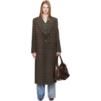 OUR LEGACY Brown Manta Coat 252803F059004