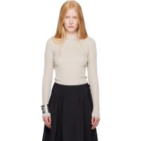 OUR LEGACY WORK SHOP Emporio Armani Taupe Stretto Popover Sweater 252803F063007
