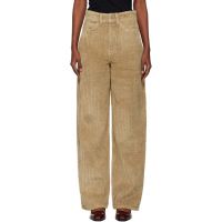 OUR LEGACY Beige Full Cut Trousers 252803F087005