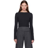 OUR LEGACY Black & Beige Strict Knit Sweater 252803F096000