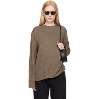 OUR LEGACY Khaki Big Long Sleeve T-shirt 252803F110000