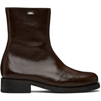 OUR LEGACY Brown Camion Boots 252803F113008