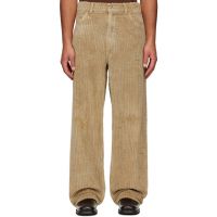 OUR LEGACY Beige Vast Cut Trousers 252803M191000