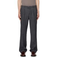 OUR LEGACY Gray Slack Trousers 252803M191002