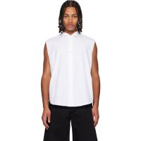 OUR LEGACY White Wing Sleeveless Shirt 252803M192003