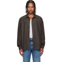 OUR LEGACY Brown Evening Shirt 252803M192006