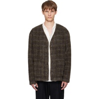 OUR LEGACY Brown Wool Cardigan 252803M200008