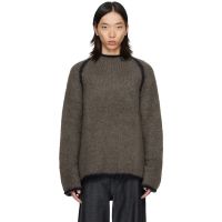 OUR LEGACY Gray Rider Roundneck Sweater 252803M201004