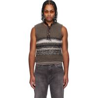 OUR LEGACY Brown Pleaser Tank Sweater 252803M201005